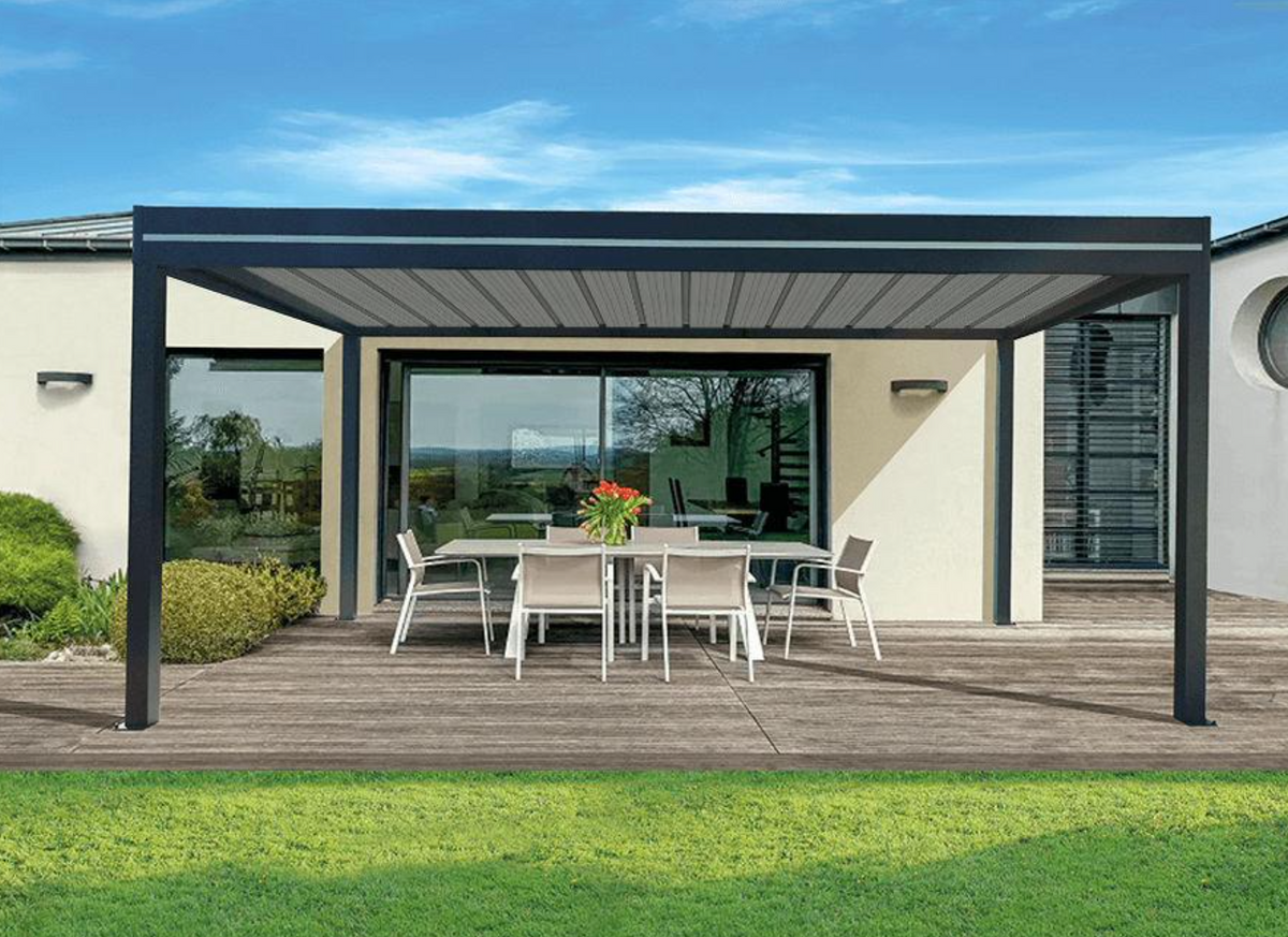 sklum es Pergola Bioclimatique Motorisée en Aluminium