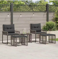 sklum es Salon de Jardin Moderne en Polyrotin et Bois d’Acacia