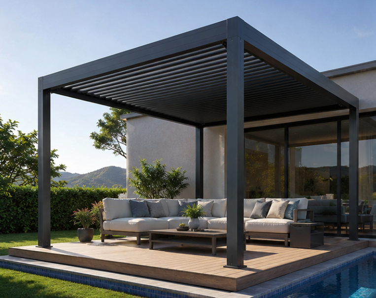 sklum es Pergola Bioclimatique en Aluminium