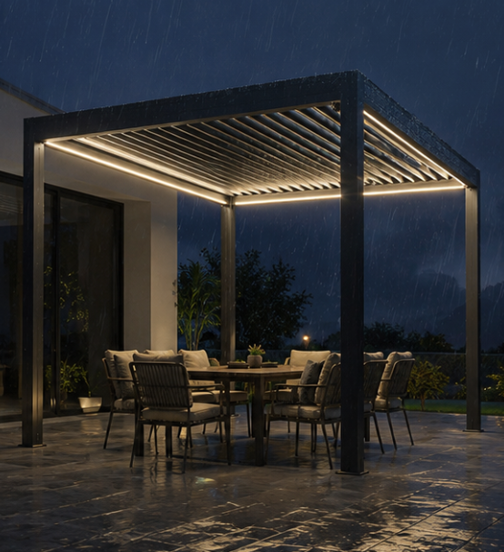 sklum es Pergola Bioclimatique en Aluminium