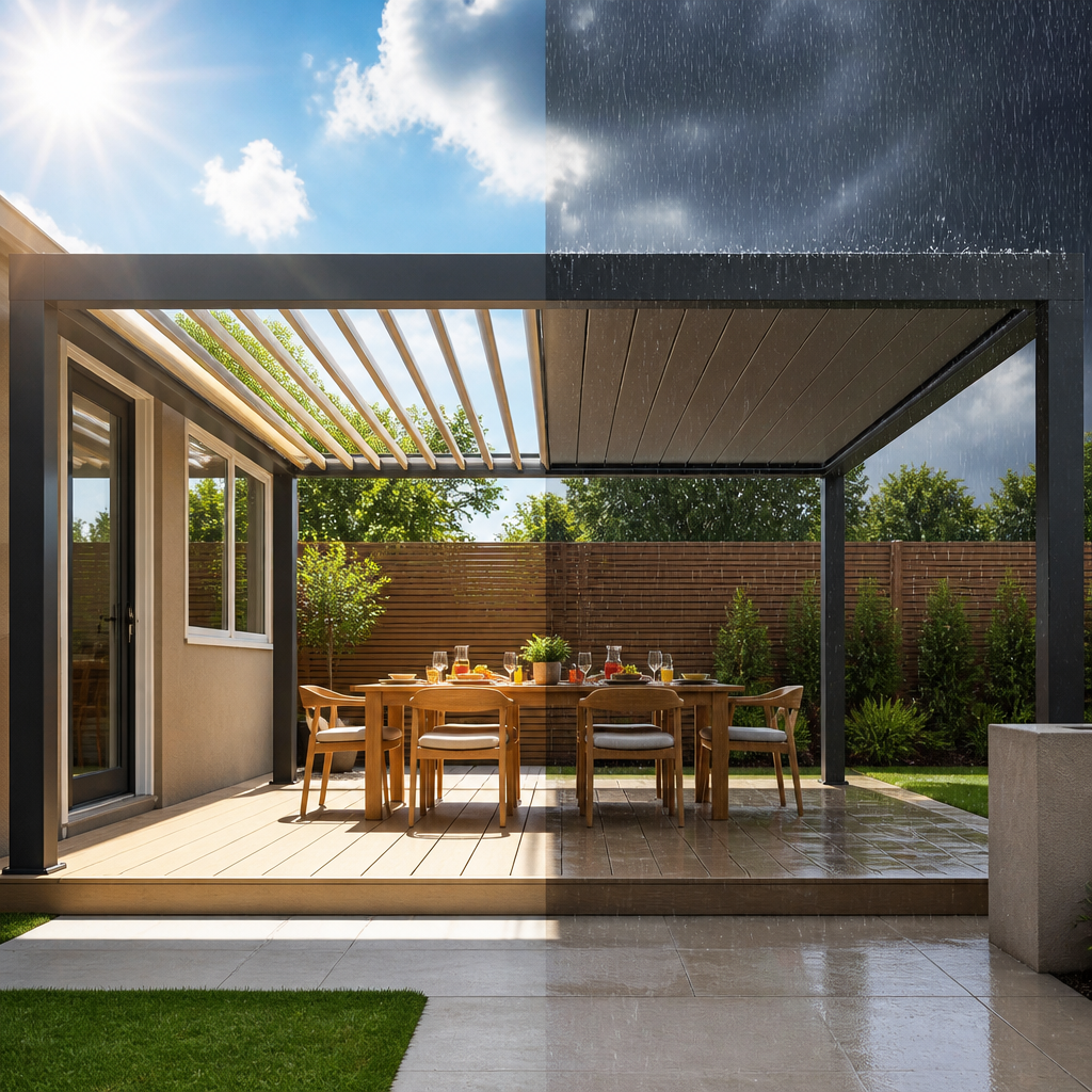 sklum es Pergola Bioclimatique Motorisée a LED