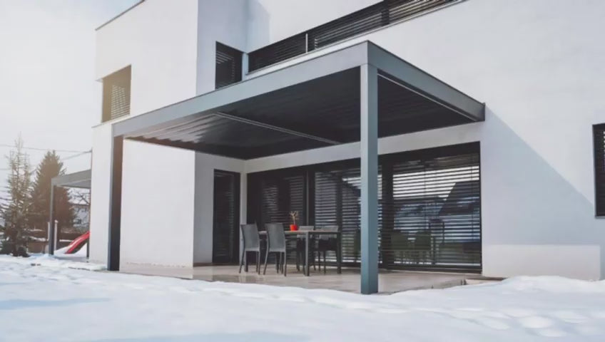 Pergola bioclimatique motorisée